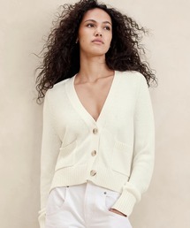 バナナリパブリック BANANA REPUBLIC ニット カーディガン レディース S ショート 丈 BANANA REPUBLIC バナナリパブリック ニット カーディガン