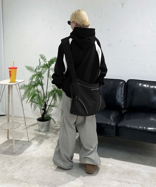 sedacle（セダクル）の「ユニフォームライクパーカー（パーカー・メンズ・ブラック/ネイビー/グレー・MEDIUM/LARGE）」の8枚目の写真