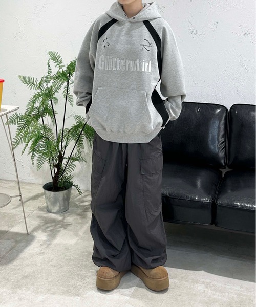 sedacle（セダクル）の「ユニフォームライクパーカー（パーカー・メンズ・ブラック/ネイビー/グレー・MEDIUM/LARGE）」の15枚目の写真