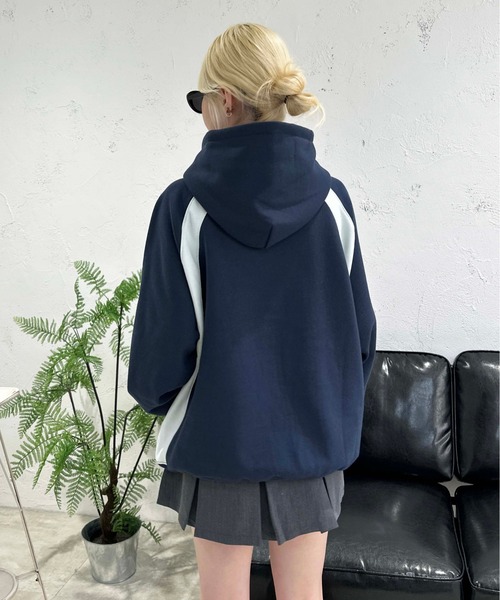 sedacle（セダクル）の「ユニフォームライクパーカー（パーカー・メンズ・ブラック/ネイビー/グレー・MEDIUM/LARGE）」の20枚目の写真