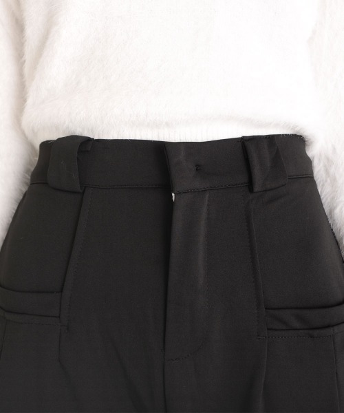urge:(アージコロン )の「【URGE:】ハイウエスト ストレート タックパンツ(その他パンツ・レディース・ブラック・SMALL/LARGE/MEDIUM)」の12枚目の写真