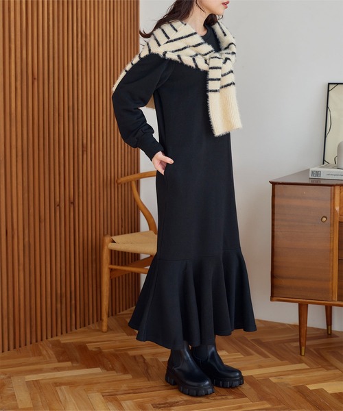 KOBE LETTUCE(コウベレタス)の「厚底サイドゴアブーツ(ブーツ・レディース・ブラウン/ブラック・LL/M/S/L)」の9枚目の写真