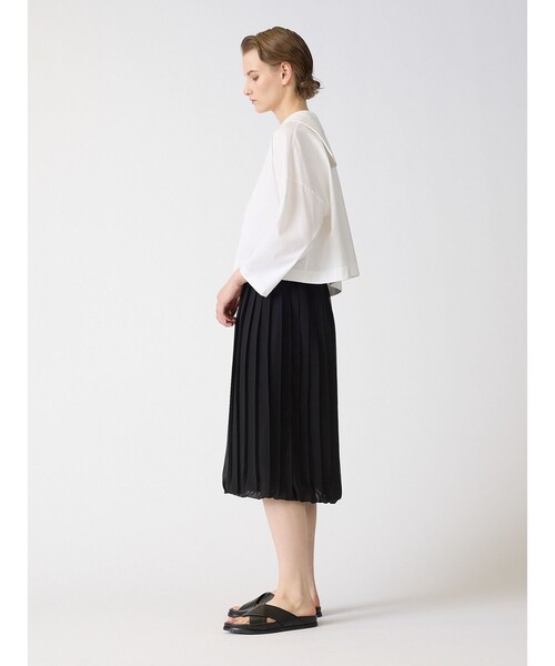 mizuiroind（ミズイロインド）の「mizuiro ind プリーツバルーンスカート（スカート・レディース・ネイビー/グレー/ブラック・FREE）」の20枚目の写真