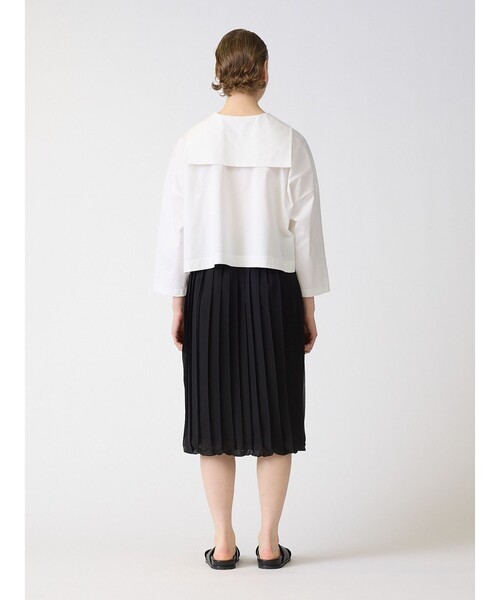 mizuiroind（ミズイロインド）の「mizuiro ind プリーツバルーンスカート（スカート・レディース・ネイビー/グレー/ブラック・FREE）」の19枚目の写真