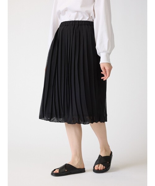 mizuiroind（ミズイロインド）の「mizuiro ind プリーツバルーンスカート（スカート・レディース・ネイビー/グレー/ブラック・FREE）」の17枚目の写真