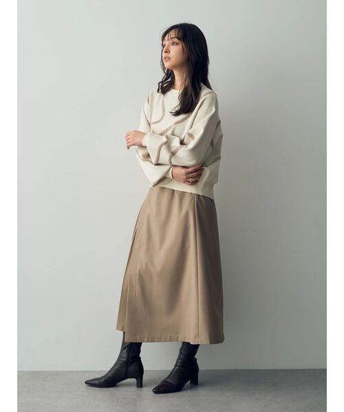 YECCA VECCA(イェッカヴェッカ)の「プリーツMIXスカート(スカート・レディース・ベージュ/その他6・M/S)」の13枚目の写真