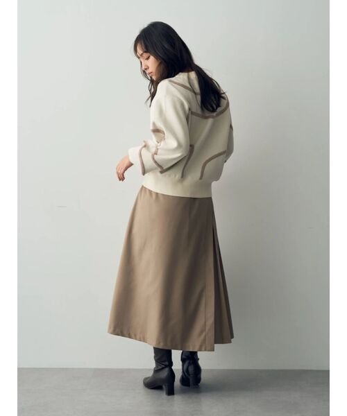 YECCA VECCA(イェッカヴェッカ)の「プリーツMIXスカート(スカート・レディース・ベージュ/その他6・M/S)」の15枚目の写真