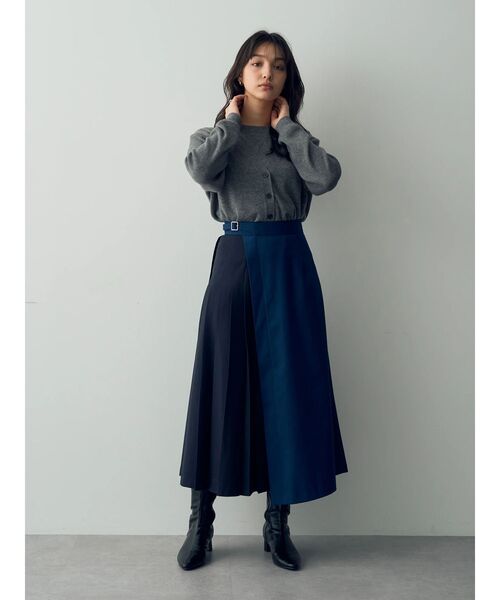 YECCA VECCA(イェッカヴェッカ)の「プリーツMIXスカート(スカート・レディース・ベージュ/その他6・M/S)」の22枚目の写真