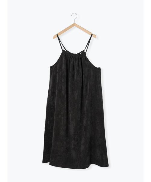 ehka sopo（エヘカソポ）の「コーデュロイギャザーキャミワンピース（ワンピース・レディース・グレー/チャコールグレー/キナリ・F）」の20枚目の写真