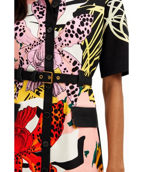 新品タグ付きDesigual×Cristian Lacroixコラボワンピース デシグアル Desigual M. Christian Lacroix レイヤード