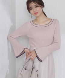 PROPORTION BODY DRESSING | フレアスリーブニット / 1214170107(ニット/セーター)