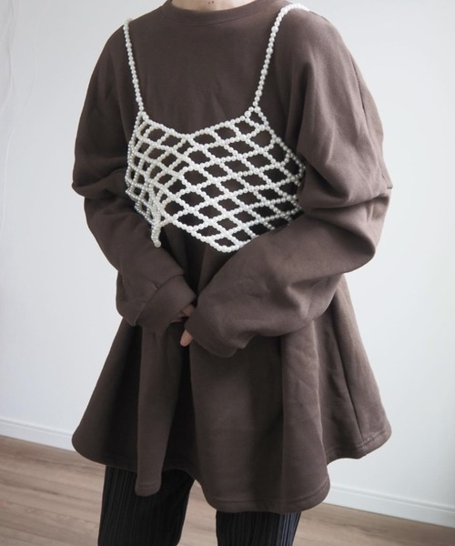 deux amour（ドゥーザムール）の「パールビスチェ（ベスト・レディース・ホワイト・FREE）」の6枚目の写真