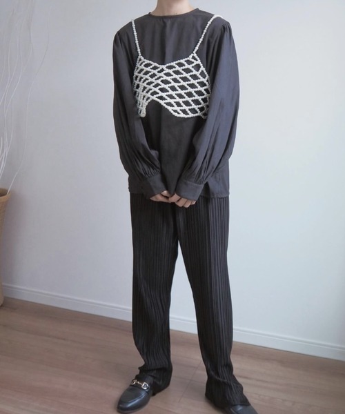 deux amour（ドゥーザムール）の「パールビスチェ（ベスト・レディース・ホワイト・FREE）」の11枚目の写真