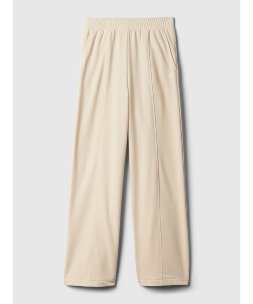 GAP（ギャップ）の「GAPロゴ フロントシームワイドスウェットパンツ（スウェットパンツ・レディース・ベージュ/グレー/ブラック・XS/S/XXS/M/L）」の5枚目の写真