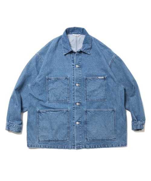 COOTIE PRODUCTIONS（クーティープロダクションズ）の「Denim Coverall（カバーオール・メンズ・ライトインディゴブルー/ブラック系その他・MEDIUM/SMALL）」の2枚目の写真