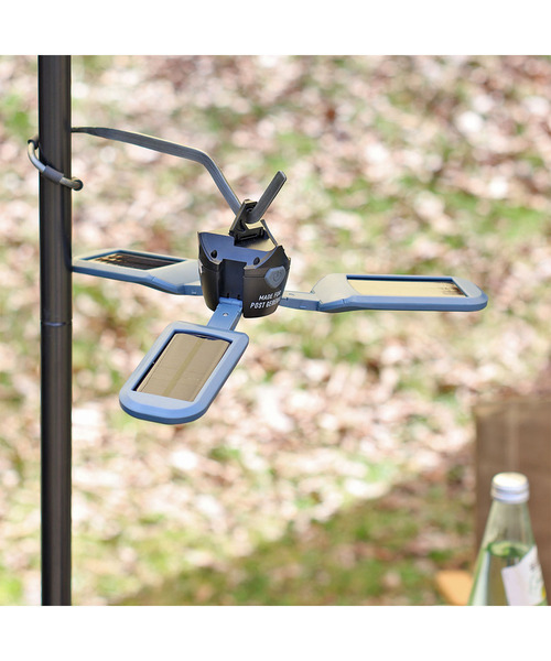 POST GENERAL(ポストジェネラル)の「ポストジェネラル POST GENERAL / トリ-パネル ソーラーチャージド エルイーディーライト(アウトドアグッズ・レディース・サックスブルー/オリーブ/ベージュ/ブラック・FREE)」の9枚目の写真