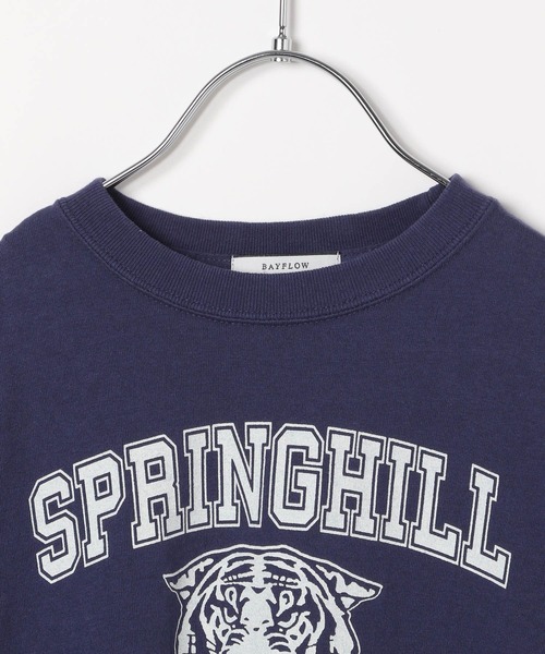 Russell Athletic(ラッセルアスレティック)の「【RUSSELL ATHLETIC 】別注ロゴプリントT(KIDS)(Tシャツ/カットソー・キッズ・ネイビー/グレー/アイボリー・110cm/120cm/130cm/140cm)」の17枚目の写真