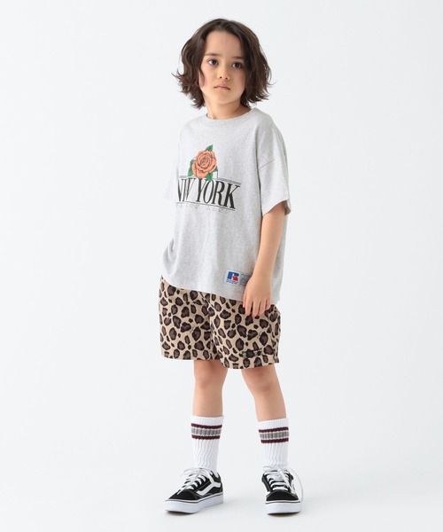 Russell Athletic(ラッセルアスレティック)の「【RUSSELL ATHLETIC 】別注ロゴプリントT(KIDS)(Tシャツ/カットソー・キッズ・ネイビー/グレー/アイボリー・110cm/120cm/130cm/140cm)」の22枚目の写真