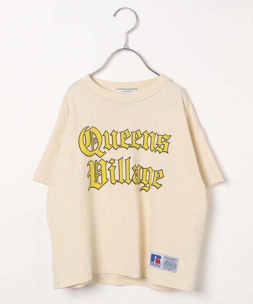 Russell Athletic(ラッセルアスレティック)の「【RUSSELL ATHLETIC 】別注ロゴプリントT(KIDS)(Tシャツ/カットソー・キッズ・ネイビー/グレー/アイボリー・110cm/120cm/130cm/140cm)」の10枚目の写真