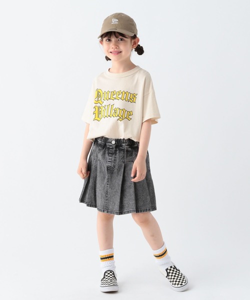 Russell Athletic(ラッセルアスレティック)の「【RUSSELL ATHLETIC 】別注ロゴプリントT(KIDS)(Tシャツ/カットソー・キッズ・ネイビー/グレー/アイボリー・110cm/120cm/130cm/140cm)」の4枚目の写真