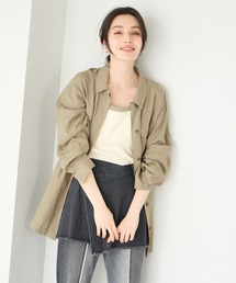 リネンサファリジャケット