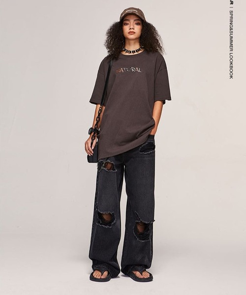 【セール】INFLATION／ウォッシュワイドデニム 2103032（デニムパンツ）｜INFLATION（インフレーション）