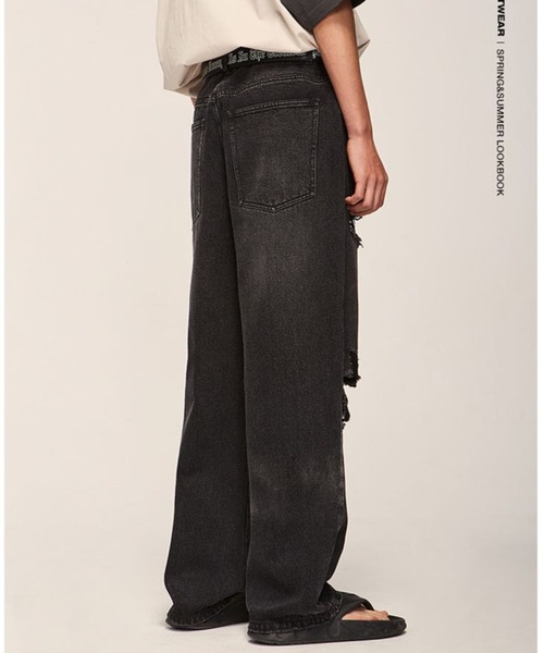 【セール】INFLATION／ウォッシュワイドデニム 2103032（デニムパンツ）｜INFLATION（インフレーション）