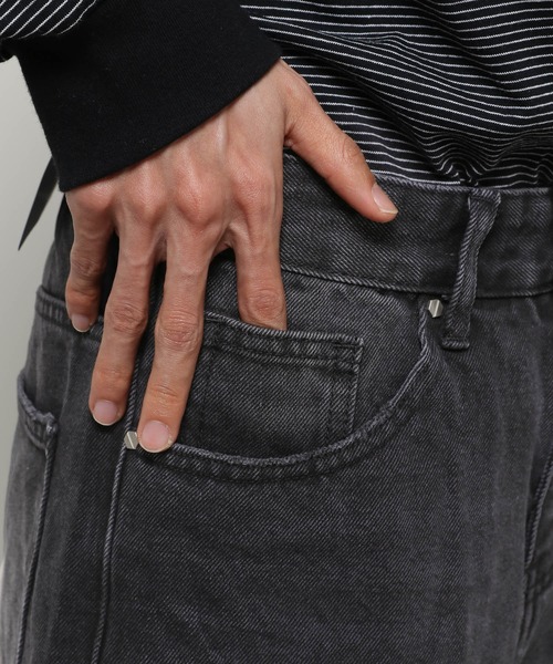 【セール】INFLATION／ウォッシュワイドデニム 2103032（デニムパンツ）｜INFLATION（インフレーション）