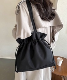 巾着バッグ ショルダーナイロンバッグ韓国