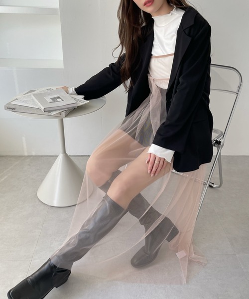 Ada.（エイダ）の「テーラードジャケット＋ショートパンツSET（テーラードジャケット・レディース・ブラウン/ブラック/アイボリー・FREE）」の3枚目の写真