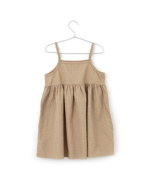 MAKE YOUR DAY（メイクユアデイ）の「膨れジャガードキャミワンピース■80～140cm（ワンピース・キッズ・ブラック/ベージュ/ミント・80/90/100/110/120/130/140）」の9枚目の写真