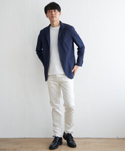 IKKA LOUNGE(イッカラウンジ)の「サーフニットスタンドジャケット(カバーオール・メンズ・グレー/ネイビー・L/XL/M/S)」の6枚目の写真