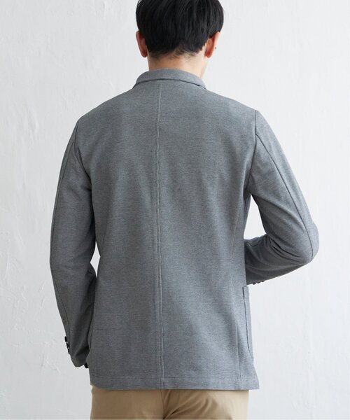 IKKA LOUNGE(イッカラウンジ)の「サーフニットスタンドジャケット(カバーオール・メンズ・グレー/ネイビー・L/XL/M/S)」の9枚目の写真