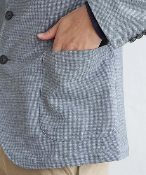 IKKA LOUNGE(イッカラウンジ)の「サーフニットスタンドジャケット(カバーオール・メンズ・グレー/ネイビー・L/XL/M/S)」の13枚目の写真