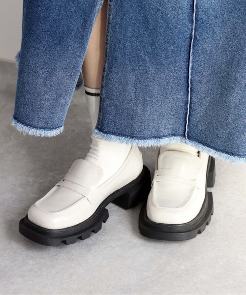 【セール】ボリュームソールローファー（ローファー）｜cepo（セポ）