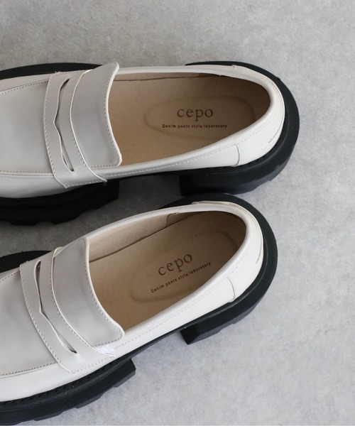 cepo（セポ）の「ボリュームソールローファー（ローファー・レディース・ブラック/サンドグレー・M/L）」の8枚目の写真