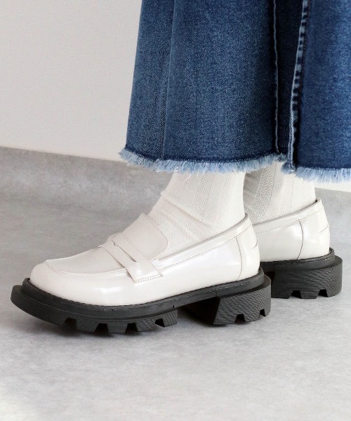 cepo（セポ）の「ボリュームソールローファー（ローファー・レディース・ブラック/サンドグレー・M/L）」の16枚目の写真