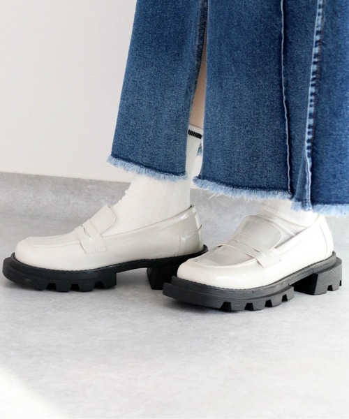 cepo（セポ）の「ボリュームソールローファー（ローファー・レディース・ブラック/サンドグレー・M/L）」の14枚目の写真