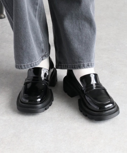 cepo（セポ）の「ボリュームソールローファー（ローファー・レディース・ブラック/サンドグレー・M/L）」の7枚目の写真