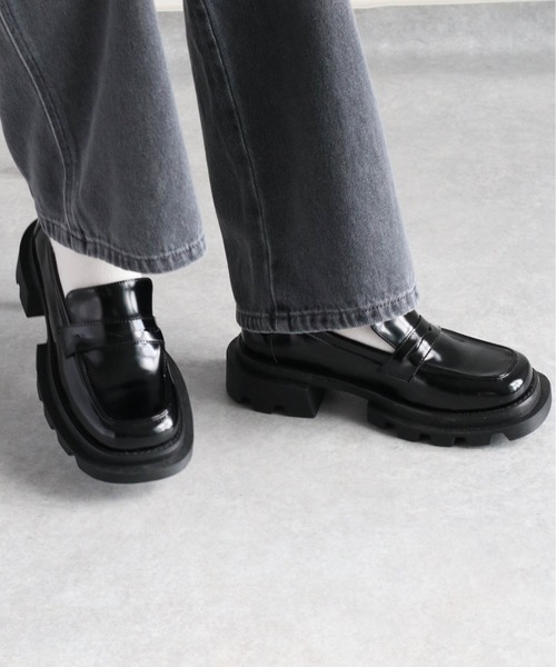 cepo（セポ）の「ボリュームソールローファー（ローファー・レディース・ブラック/サンドグレー・M/L）」の6枚目の写真