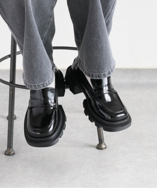 cepo（セポ）の「ボリュームソールローファー（ローファー・レディース・ブラック/サンドグレー・M/L）」の5枚目の写真