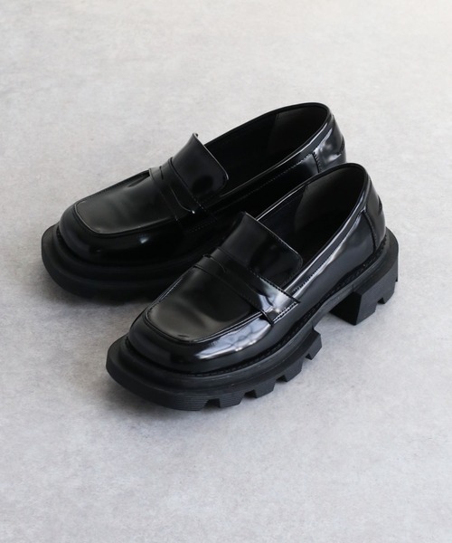 cepo（セポ）の「ボリュームソールローファー（ローファー・レディース・ブラック/サンドグレー・M/L）」の3枚目の写真