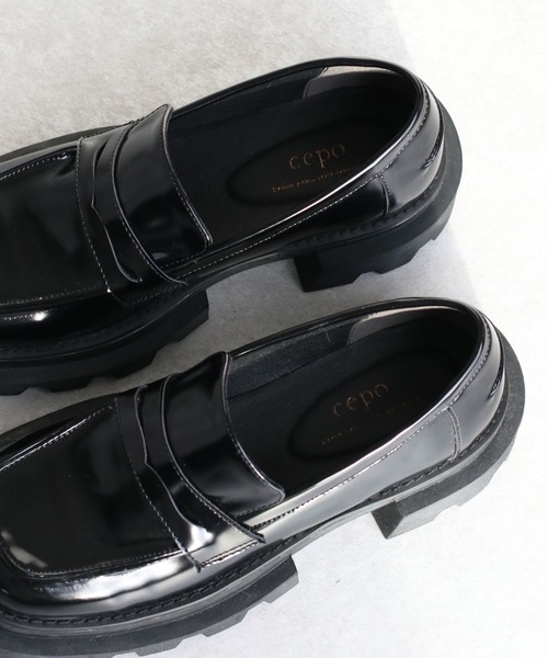 cepo（セポ）の「ボリュームソールローファー（ローファー・レディース・ブラック/サンドグレー・M/L）」の20枚目の写真