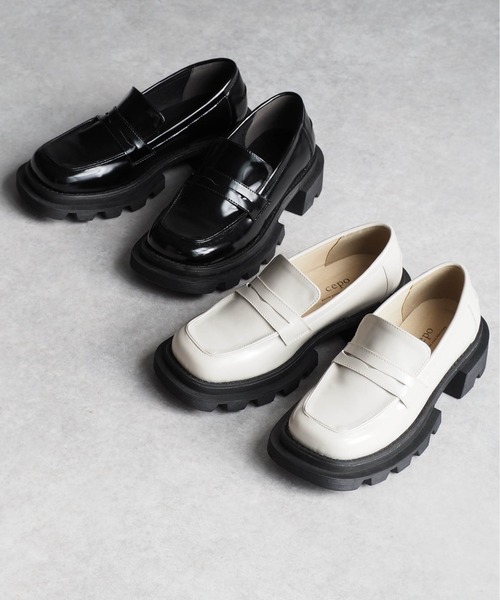 cepo（セポ）の「ボリュームソールローファー（ローファー・レディース・ブラック/サンドグレー・M/L）」の19枚目の写真