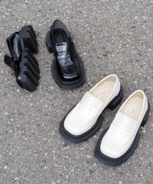 cepo（セポ）の「ボリュームソールローファー（ローファー・レディース・ブラック/サンドグレー・M/L）」の18枚目の写真