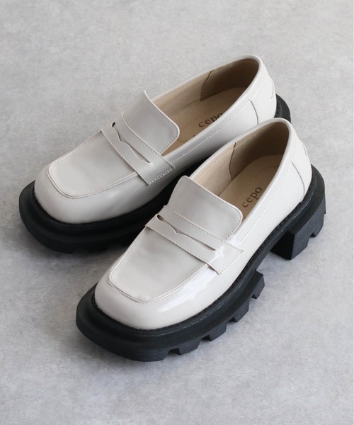 cepo（セポ）の「ボリュームソールローファー（ローファー・レディース・ブラック/サンドグレー・M/L）」の12枚目の写真