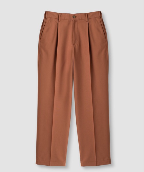 RAGEBLUE（レイジブルー）の「SILKY TWILL WIDE TAPARED SLACKS/シルキーポリクロス/ワイドテーパードスラックスパンツ（スラックス・メンズ・ブラック/グレー/ベージュ/ホワイト/ブラウン・SMALL/MEDIUM/LARGE）」の10枚目の写真