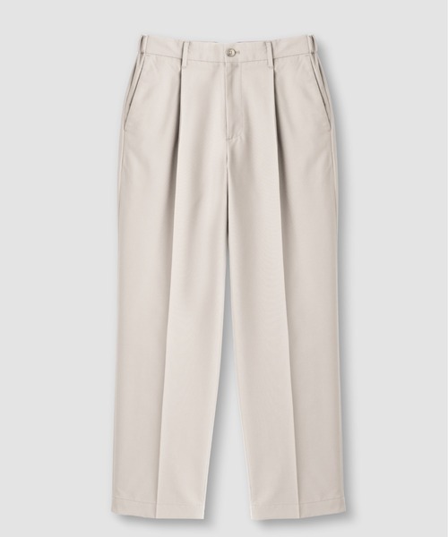 RAGEBLUE（レイジブルー）の「SILKY TWILL WIDE TAPARED SLACKS/シルキーポリクロス/ワイドテーパードスラックスパンツ（スラックス・メンズ・ブラック/グレー/ベージュ/ホワイト/ブラウン・SMALL/MEDIUM/LARGE）」の7枚目の写真