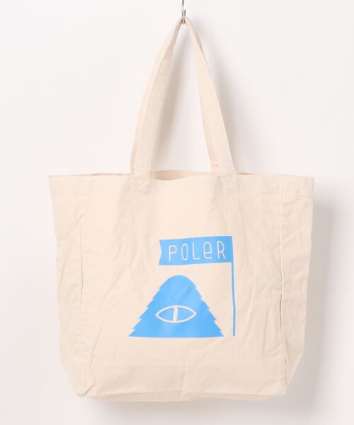 POLeR（ポーラー）の「コットンキャンバス トートバッグ DEVILS CANYON UNGA BUNGA（トートバッグ・メンズ・ホワイト系2/ホワイト系1・O/S）」の4枚目の写真