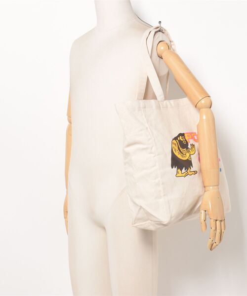 POLeR（ポーラー）の「コットンキャンバス トートバッグ DEVILS CANYON UNGA BUNGA（トートバッグ・メンズ・ホワイト系2/ホワイト系1・O/S）」の7枚目の写真